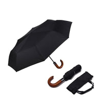 WOODEN HANDLE UMBRELLA Kings Warehouse 