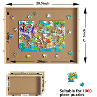 Wooden Jigsaw Puzzle Table Board Storage Table Tray Puzzle For Adult Kid Kings Warehouse 