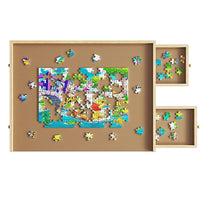 Wooden Jigsaw Puzzle Table Board Storage Table Tray Puzzle For Adult Kid Kings Warehouse 