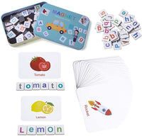 Wooden Magnetic Letters Numbers Alphabet Fridge Magnets Educational Toy Set Preschool Learning for 3 to 5 Years Kid Toddler Kings Warehouse 