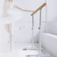 Wooden Portable Ballet Bar Stretch Barre Dance Bar 1.5M Freestanding Ballet Bar Kings Warehouse 