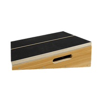 Wooden Slant Exercise Board With Adjustable Incline And Non-Slip Surface Kings Warehouse 