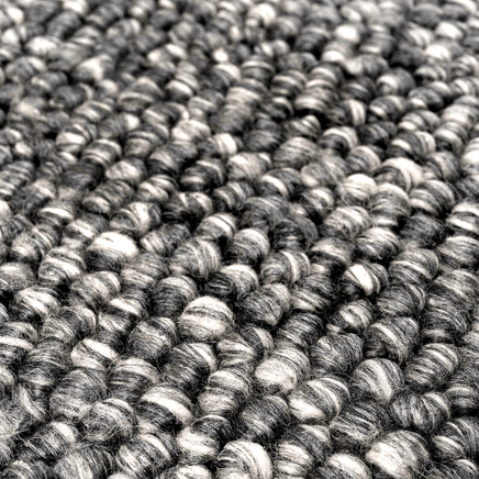 Wool Pebble Charcoal Lifestyle Rug 130x 180 cm living room Kings Warehouse 