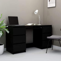 Writing Desk Black 140x50x77 cm