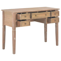 Writing Desk Brown 109.5x45x77.5 cm Wood Kings Warehouse 