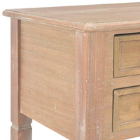 Writing Desk Brown 109.5x45x77.5 cm Wood Kings Warehouse 
