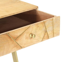 Writing Desk with Drawers 100x55x75 cm Solid Mango Wood Office Supplies Kings Warehouse 
