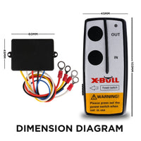X-BULL 2x Wireless Winch Remote Control 12 Volt 150ft Handset Switch 4wd Kings Warehouse 