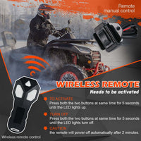 X-BULL 4500LB Electric Winch 12V Winch Boat Trailer ATV Steel Cable With 5.5MX13M Synthetic Rope Grey Kings Warehouse 