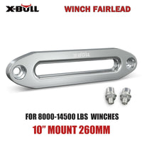 X-BULL 8000-13000LBS Aluminium Hawse Fairlead Universal Winch Dyneema Rope 4WD Kings Warehouse 