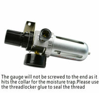 X-BULL Air Compressor Moisture Filter Water Trap Filter Regulator Mount Fitting Kings Warehouse 