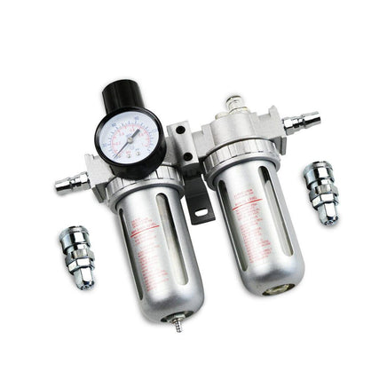 X-BULL Air Compressor Moisture Filter Water Trap Filter Regulator Mount Fitting Kings Warehouse 