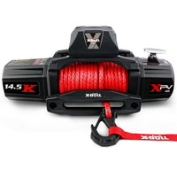 X-BULL Electric Winch 12V Synthetic Rope Wireless 14500LB Remote 4X4 4WD Boat Kings Warehouse 