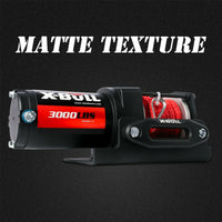 X-BULL Electric Winch 12V Wireless 3000lbs/1360kg Synthetic Rope BOAT ATV 4WD Kings Warehouse 