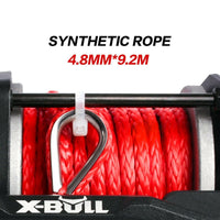 X-BULL Electric Winch 12V Wireless 3000lbs/1360kg Synthetic Rope BOAT ATV 4WD Kings Warehouse 