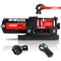 X-BULL Electric Winch 12V Wireless 3000lbs/1360kg Synthetic Rope BOAT ATV 4WD Kings Warehouse 