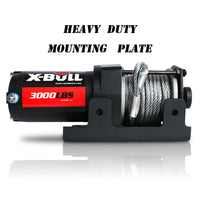 X-BULL Electric Winch 3000lbs/1360kg Wireless 12V Steel Cable ATV 4WD BOAT 4X4 Kings Warehouse 