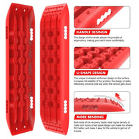 X-BULL Hitch Receiver 5T Recovery Receiver With 2PCS Recovery tracks Boards Gen2.0 Red Kings Warehouse 