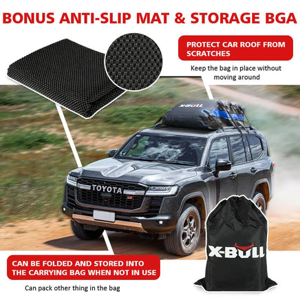 X-BULL Waterproof Car Roof Top Rack Carrier ravel Cargo Luggage Cube Bag Trave Kings Warehouse 
