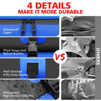 X-BULL Waterproof Car Roof Top Rack Carrier ravel Cargo Luggage Cube Bag Trave Kings Warehouse 