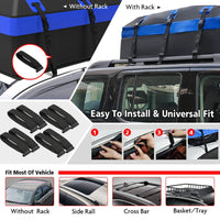 X-BULL Waterproof Car Roof Top Rack Carrier ravel Cargo Luggage Cube Bag Trave Kings Warehouse 