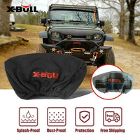 X-BULL Winch Cover Waterproof fits 8000-17000LBS Winch Dust Cover Soft 4X4 Kings Warehouse 