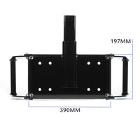 X-BULL Winch Cradle Mounting Plate Bracket Foldable Steel Bar Truck Trailer 4WD Universal For 9000 10000 12000 13000 14500LBS winch Kings Warehouse 