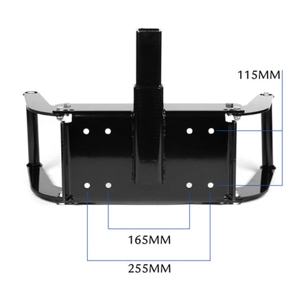 X-BULL Winch Cradle Mounting Plate Bracket Foldable Steel Bar Truck Trailer 4WD Universal For 9000 10000 12000 13000 14500LBS winch Kings Warehouse 