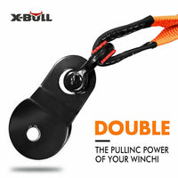 X-BULL Winch Recovery Kit 11PCS 4WD 4x4 Pack Off Road Snatch Strap Essential Kings Warehouse 