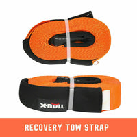 X-BULL Winch Recovery Kit 11PCS 4WD 4x4 Pack Off Road Snatch Strap Essential Kings Warehouse 