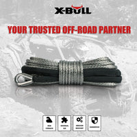 X-BULL Winch Rope 5.5mm x 13m Dyneema Synthetic Rope Tow Recovery Offroad 4wd4x4 Kings Warehouse 