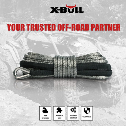 X-BULL Winch Rope 5.5mm x 13m Dyneema Synthetic Rope Tow Recovery Offroad 4wd4x4 Kings Warehouse 