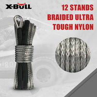 X-BULL Winch Rope 5.5mm x 13m Dyneema Synthetic Rope Tow Recovery Offroad 4wd4x4 Kings Warehouse 