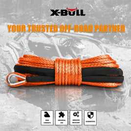 X-BULL Winch Rope Dyneema Synthetic Rope 5.5mm x 13m Tow Recovery Offroad 4wd Kings Warehouse 