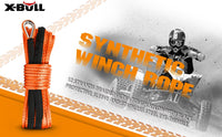 X-BULL Winch Rope Dyneema Synthetic Rope 5.5mm x 13m Tow Recovery Offroad 4wd Kings Warehouse 