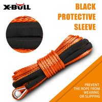 X-BULL Winch Rope Dyneema Synthetic Rope 5.5mm x 13m Tow Recovery Offroad 4wd Kings Warehouse 