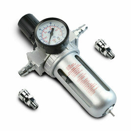 X-BULLAir Compressor Oil Moisture Water Filter Regulator Separator Mount fitting Kings Warehouse 
