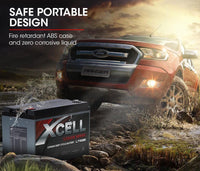 X-CELL 130Ah 12v Lithium Battery LiFePO4 Iron Phosphate Deep Cycle Camping 4WD Kings Warehouse 