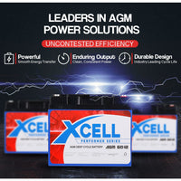 X-Cell 60Ah Performer Series AGM Deep Cycle Battery 12v for Mobility Scooter, Golf Cart and Camping Kings Warehouse 
