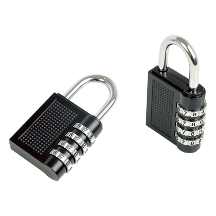 X2 Combination Padlock 4-Digit Outdoor Weatherproof Security School Lock Travel KingsWarehouse 