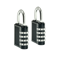 X2 Combination Padlock 4-Digit Outdoor Weatherproof Security School Lock Travel KingsWarehouse 