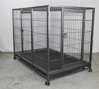 XL Pet Dog Cat Cage Metal Crate Kennel Portable Puppy Cat Rabbit House Kings Warehouse 