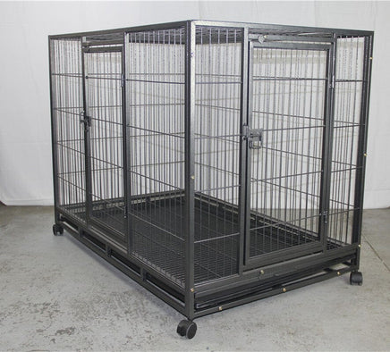 XL Pet Dog Cat Cage Metal Crate Kennel Portable Puppy Cat Rabbit House Kings Warehouse 