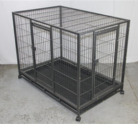 XL Pet Dog Cat Cage Metal Crate Kennel Portable Puppy Cat Rabbit House Kings Warehouse 