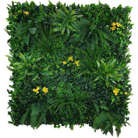 Yellow Rose Vertical Garden / Green Wall UV Resistant 100cm x 100cm