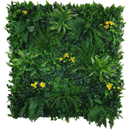 Yellow Rose Vertical Garden / Green Wall UV Resistant 100cm x 100cm Kings Warehouse 