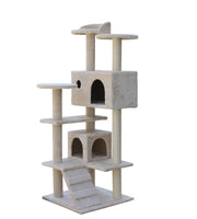 YES4PETS 130 cm Beige Cat Scratching Post Tree Scratcher Pole-Beige Kings Warehouse 