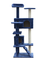 YES4PETS 130 cm Blue Cat Scratching Post Tree Scratcher Pole-Blue Kings Warehouse 