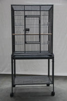 YES4PETS 135cm Bird Cage Parrot Aviary Pet Stand-alone Budgie Perch Castor Wheels Kings Warehouse 