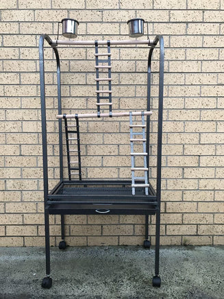 YES4PETS 140 CM Bird Parrot Canary Bird Play Stand Gym With Ladder Kings Warehouse 